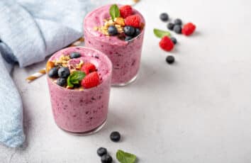 przepisy na zdrowe, roślinne smoothie białkowe